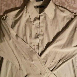 Karl Kani Mens Button Up Light Green Dress Shirt